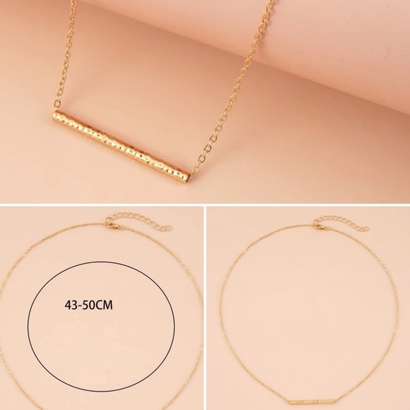 Balance bar gold tone- JMARIE Concepts necklace - Picture 4 of 4